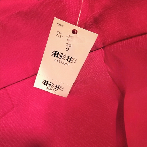 NWT The Limited Vibrant Pink Trousers Sz 0 - Picture 8 of 8